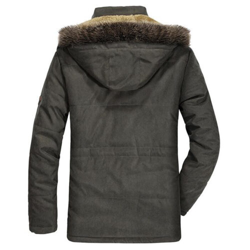 Winter Jacket Men Plus Size 5XL 6XL Cotton Padded Warm Parka Coat Casual Faux Fur Hooded Fleece Long Male Jacket Windbreaker Men 4